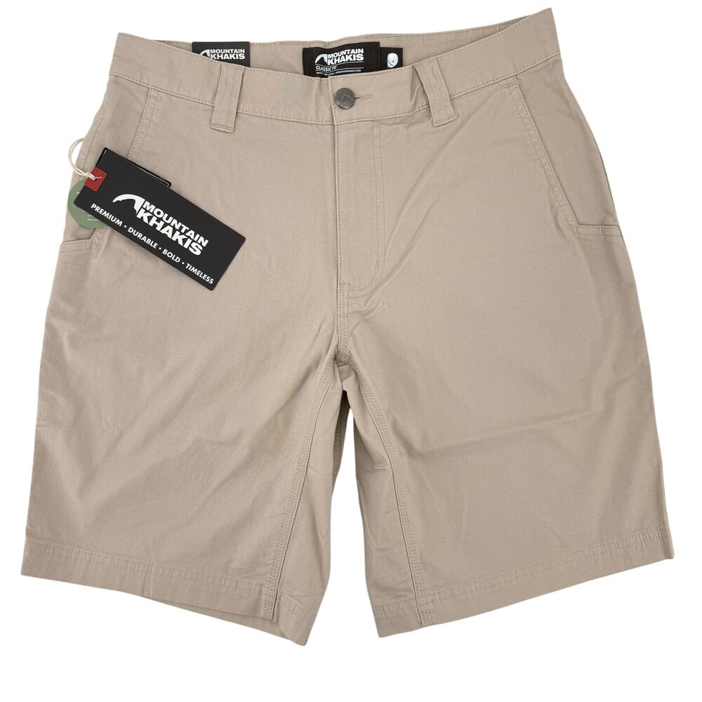 Mountain Khakis Men's Flat Front Shorts in Khaki